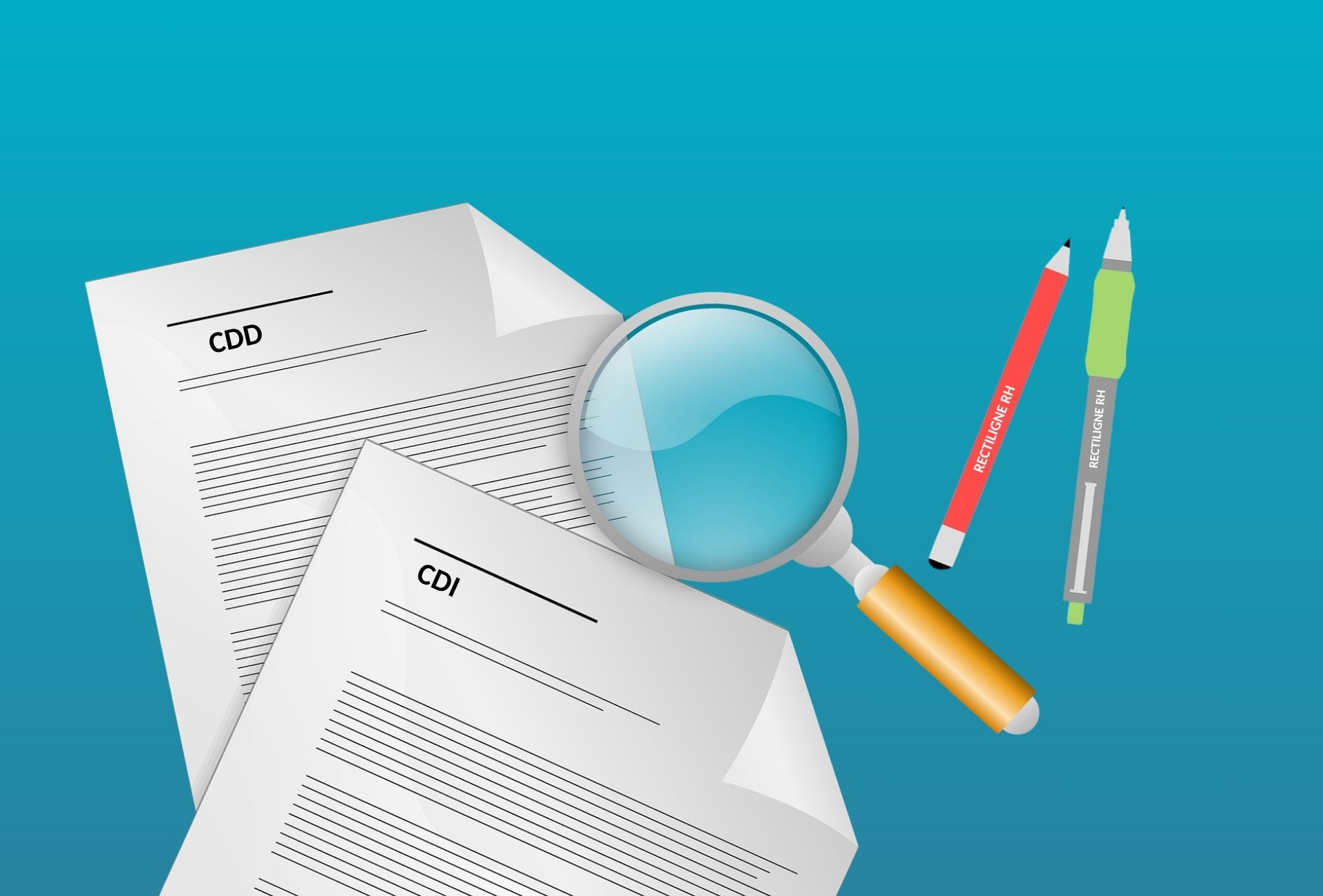 Rédaction du contrat de travail (CDI ou CDD), recherche des aides à l'embauche, déclaration à l'Urssaf, affiliation à la médecine du travail, mutuelle et prévoyance pour le salarié